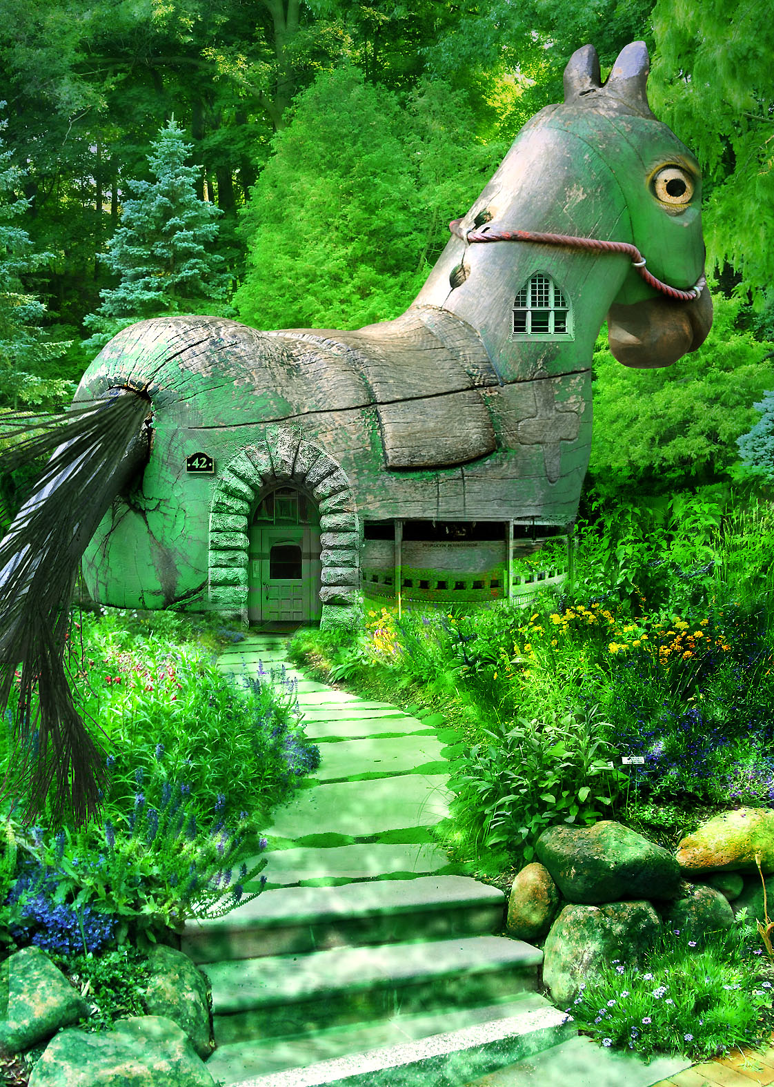Le cheval de Quatre