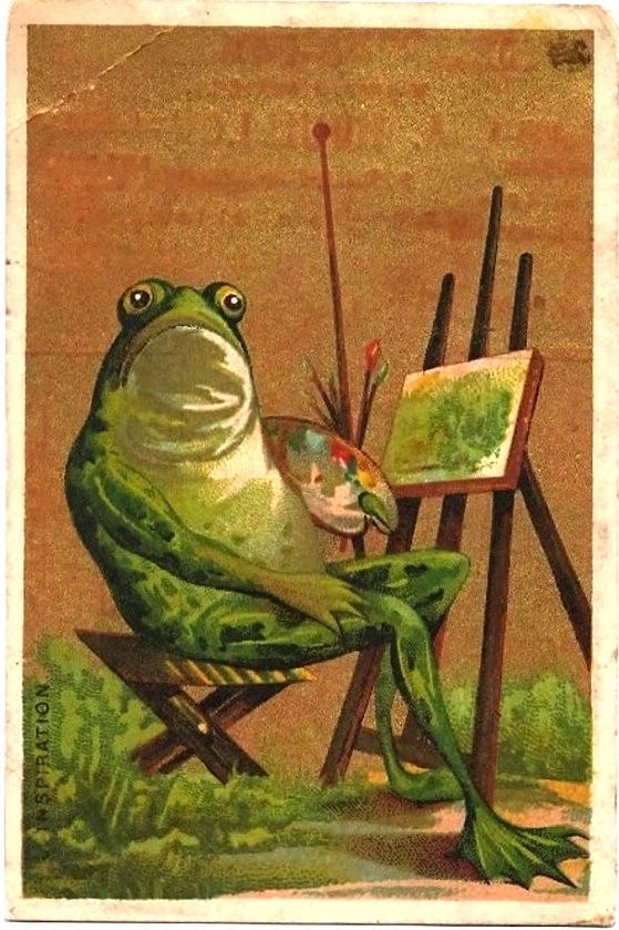 La peinture à la grenouille