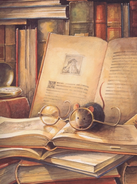 La souris à lunettes
