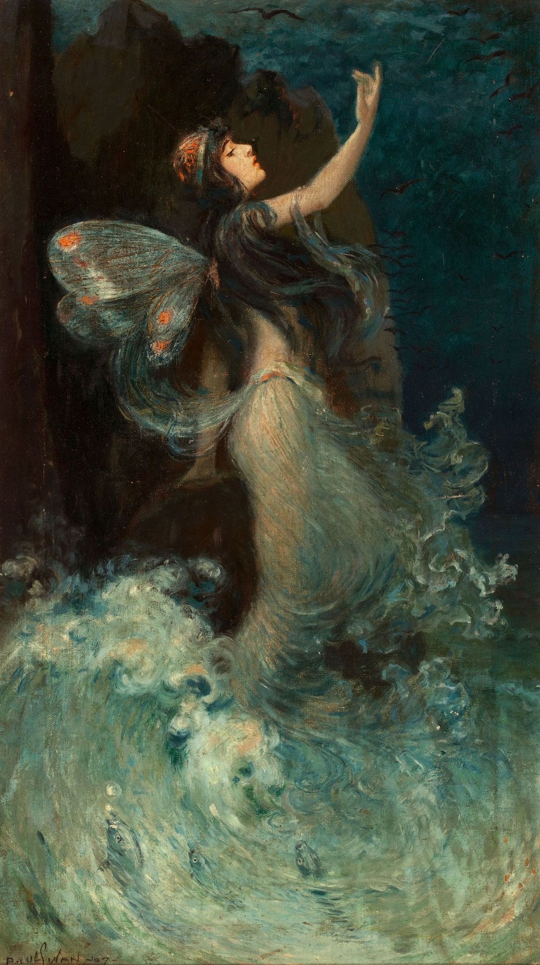 La Reine-papillonnage