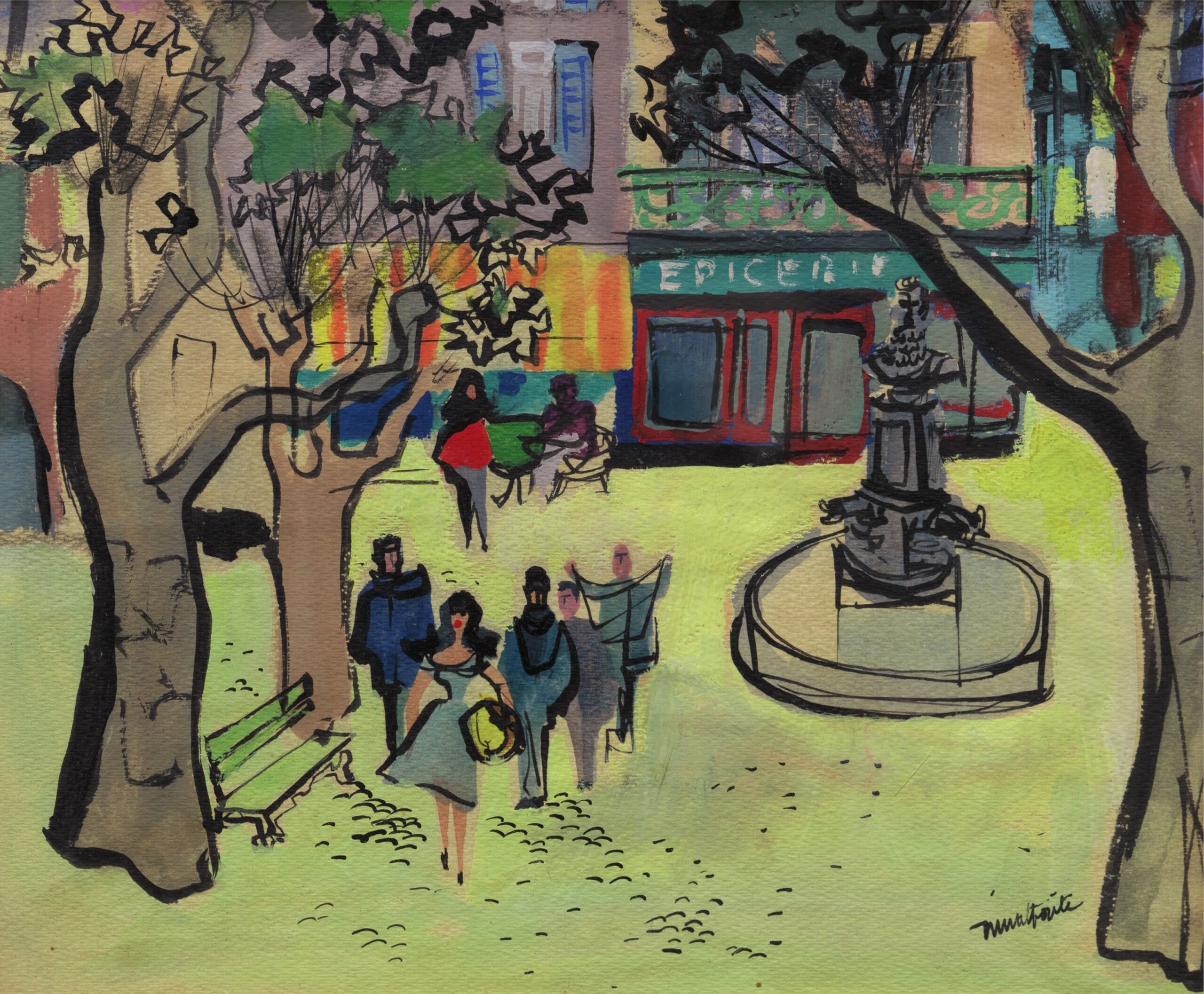 La place aux légendes du sud