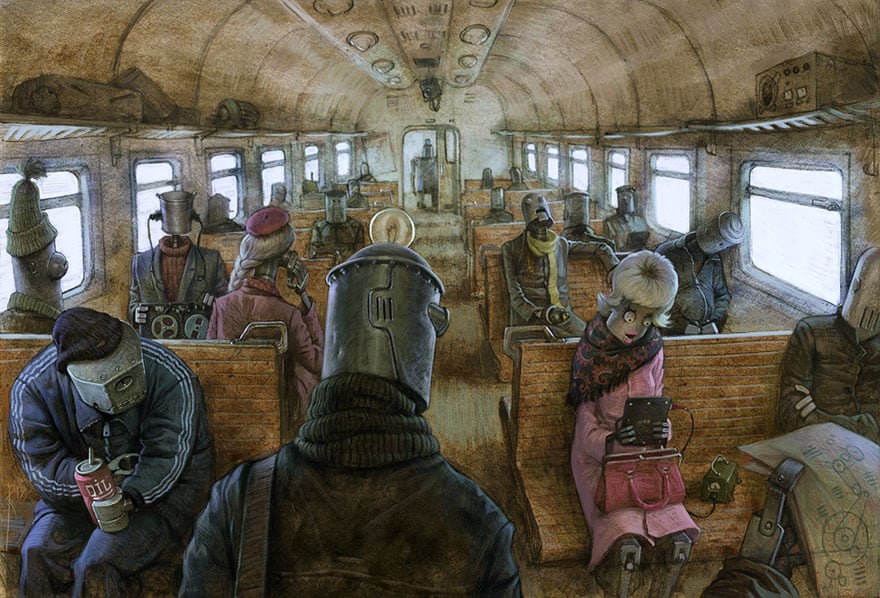 Métro boulot robot