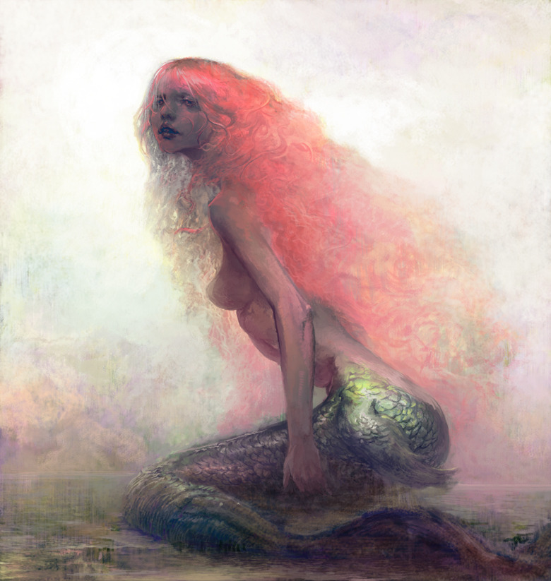 La sirène de la mer rousse