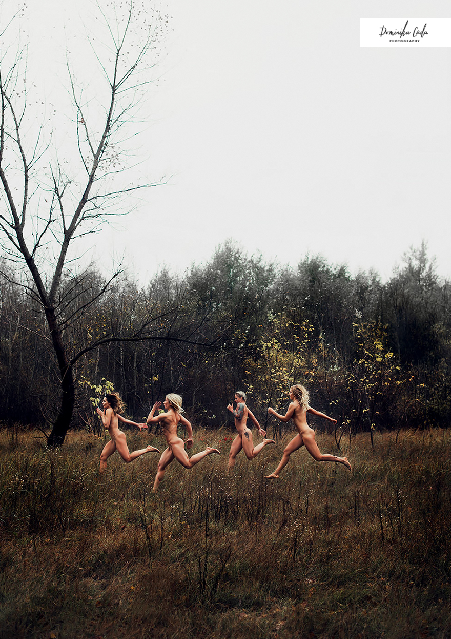 Cours tout nu dans les bois