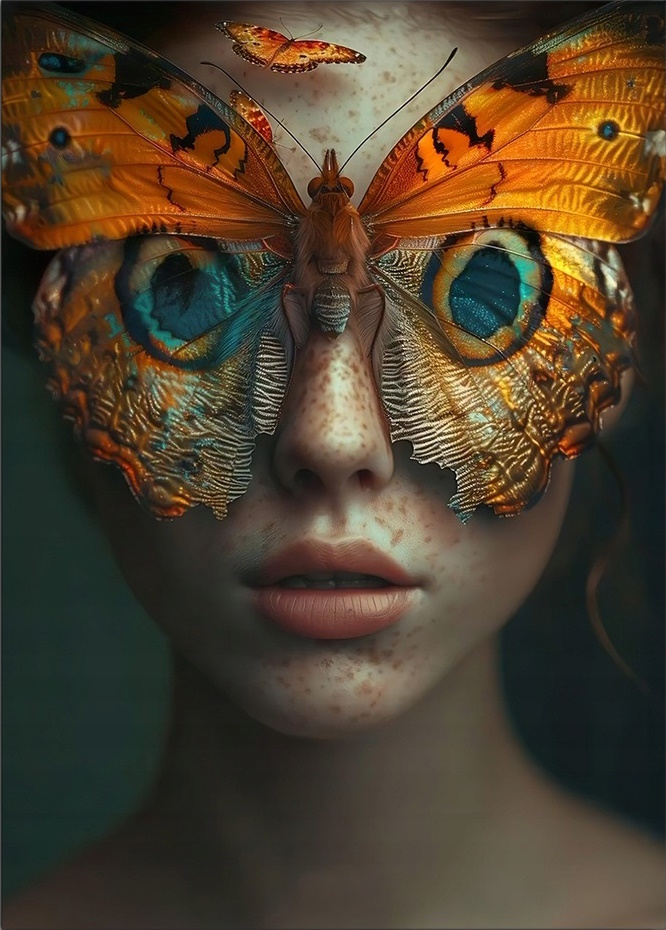Le regard papillon