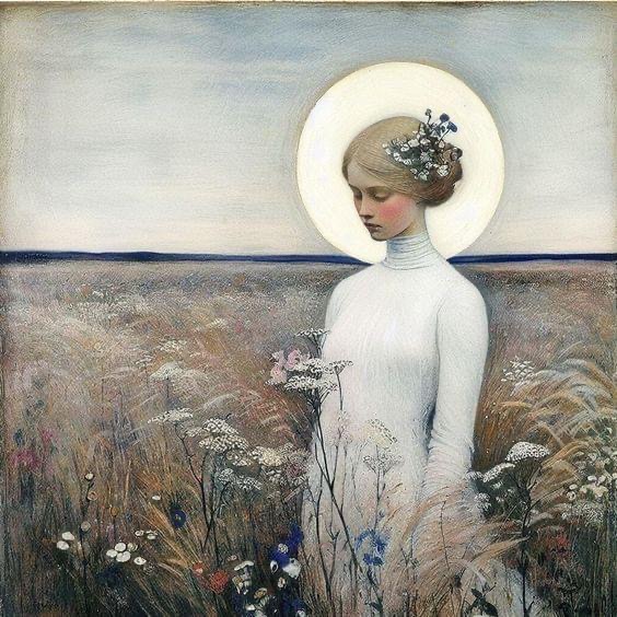 La vierge au clair de Lune