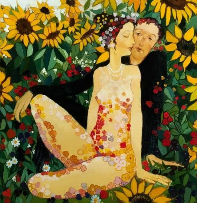 Romance sous les tournesols