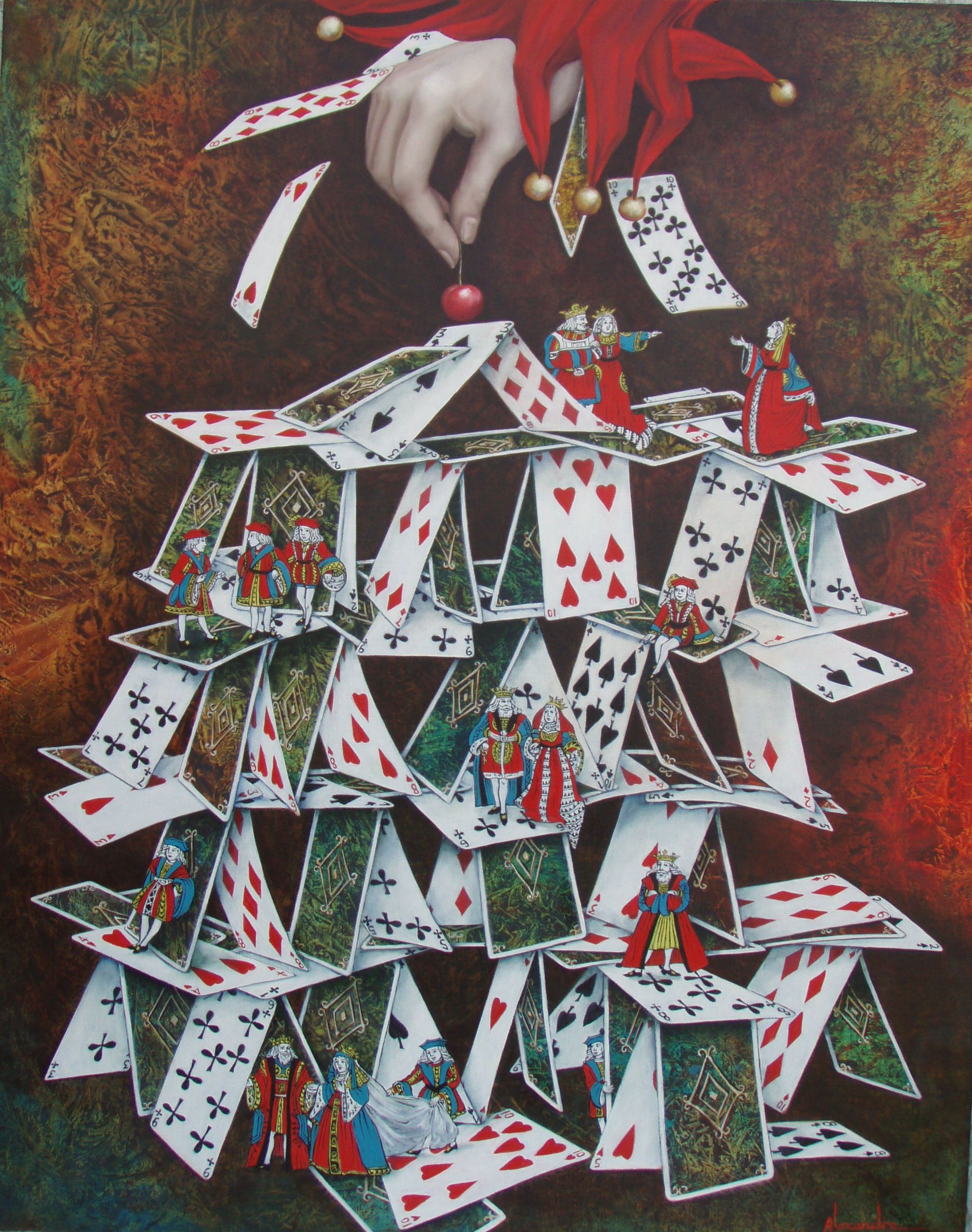 Les châteaux de cartes