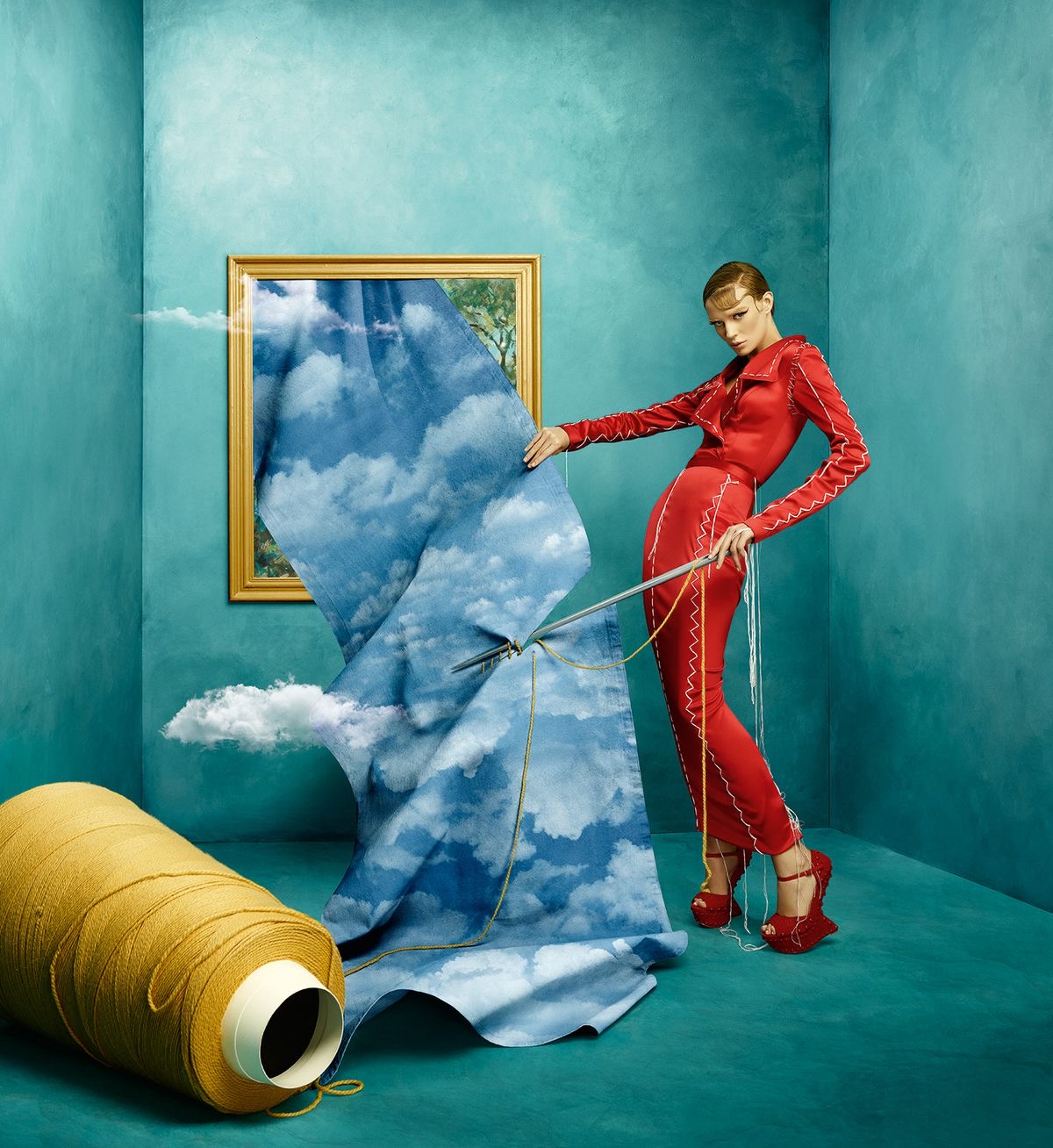 La touche bleue