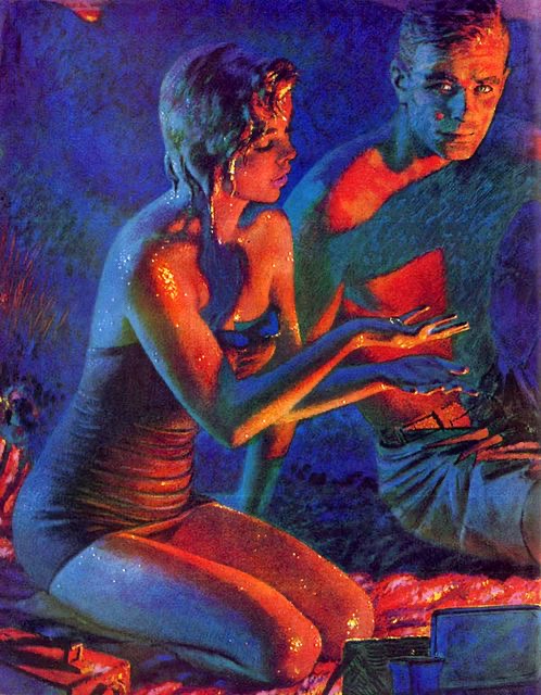 Rouge et bleu