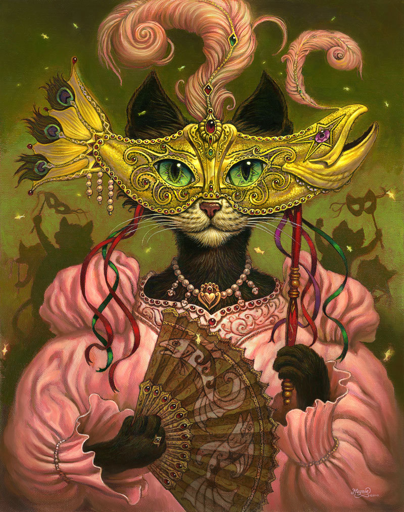 La chatte aux yeux verts