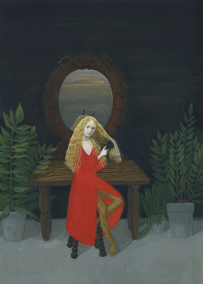 La fille aux pattes de cheveux