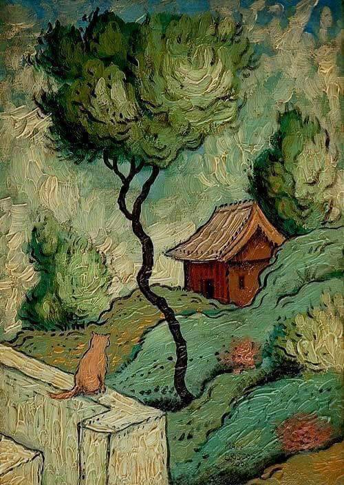 Le chat baromètre