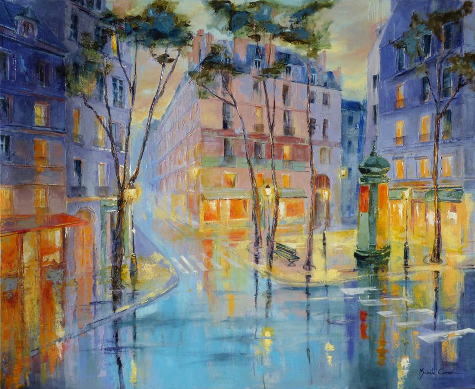 Il pleut sur la ville