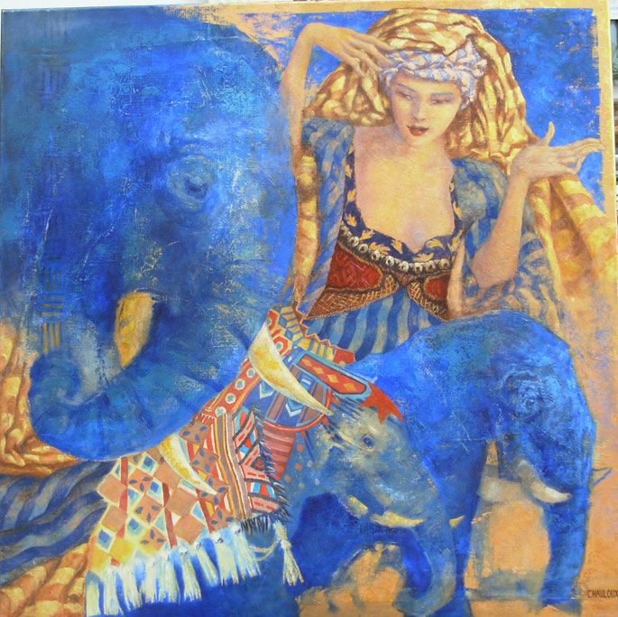 Les éléphants bleus