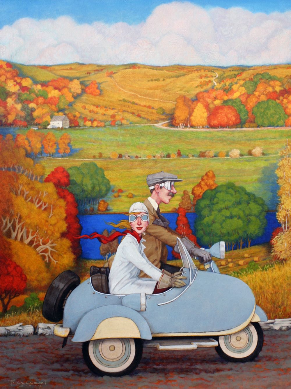 En voiture, Fabienne !