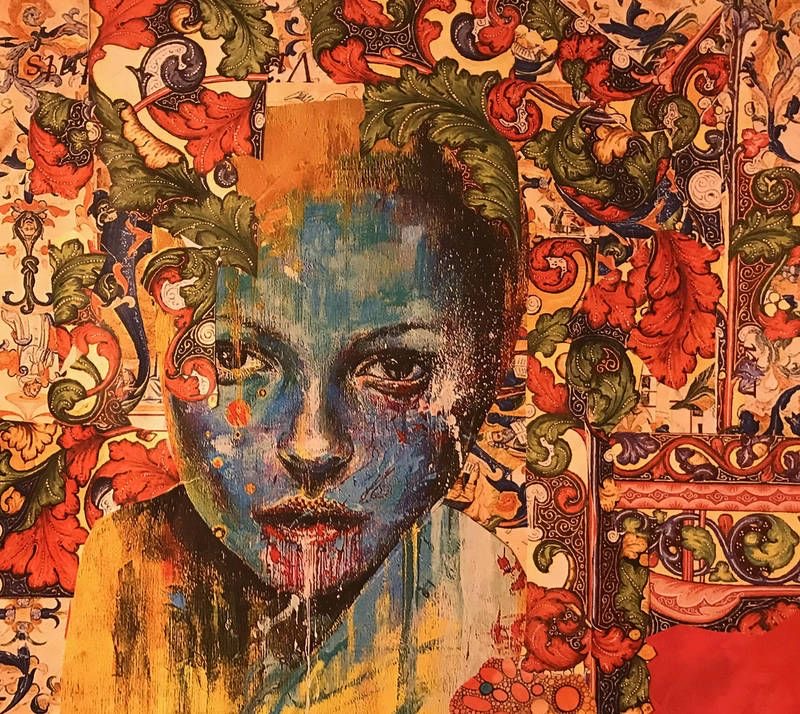 Masque bleu