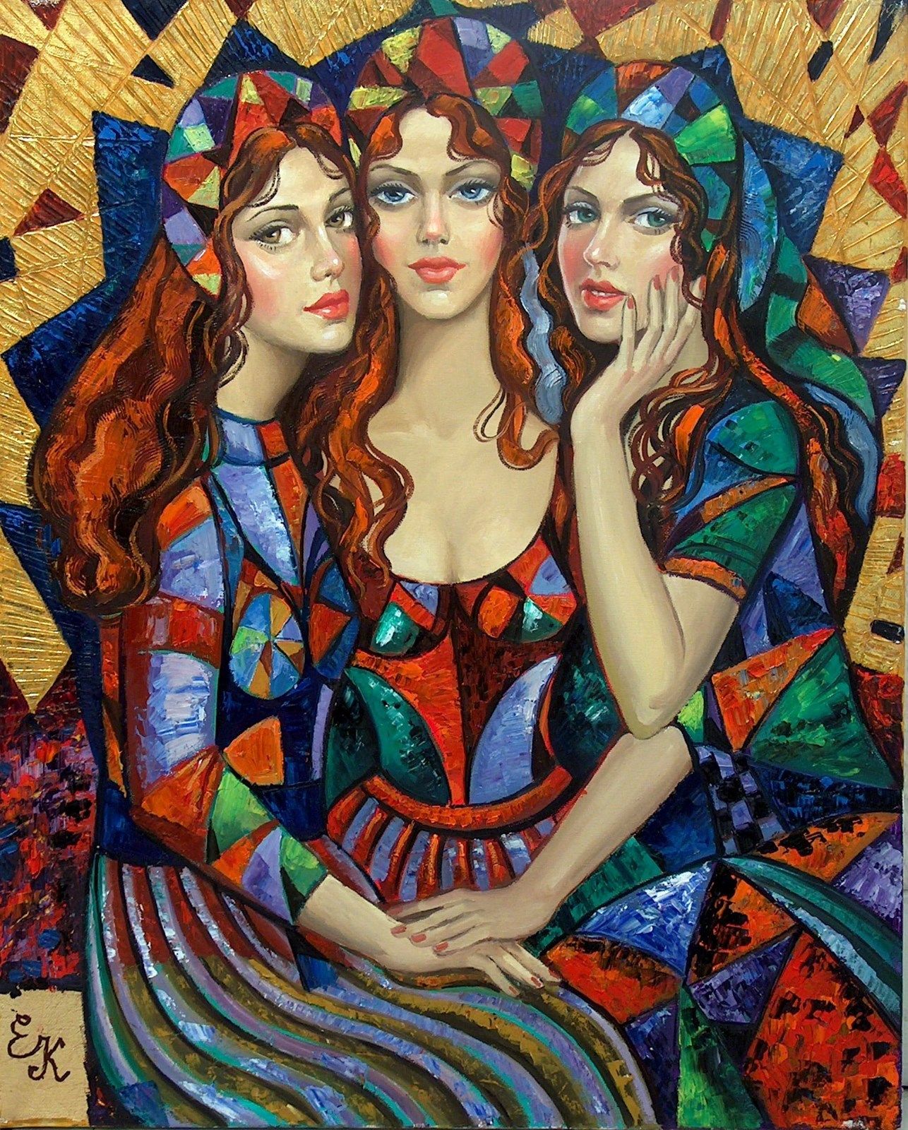 Les trois-là rousses