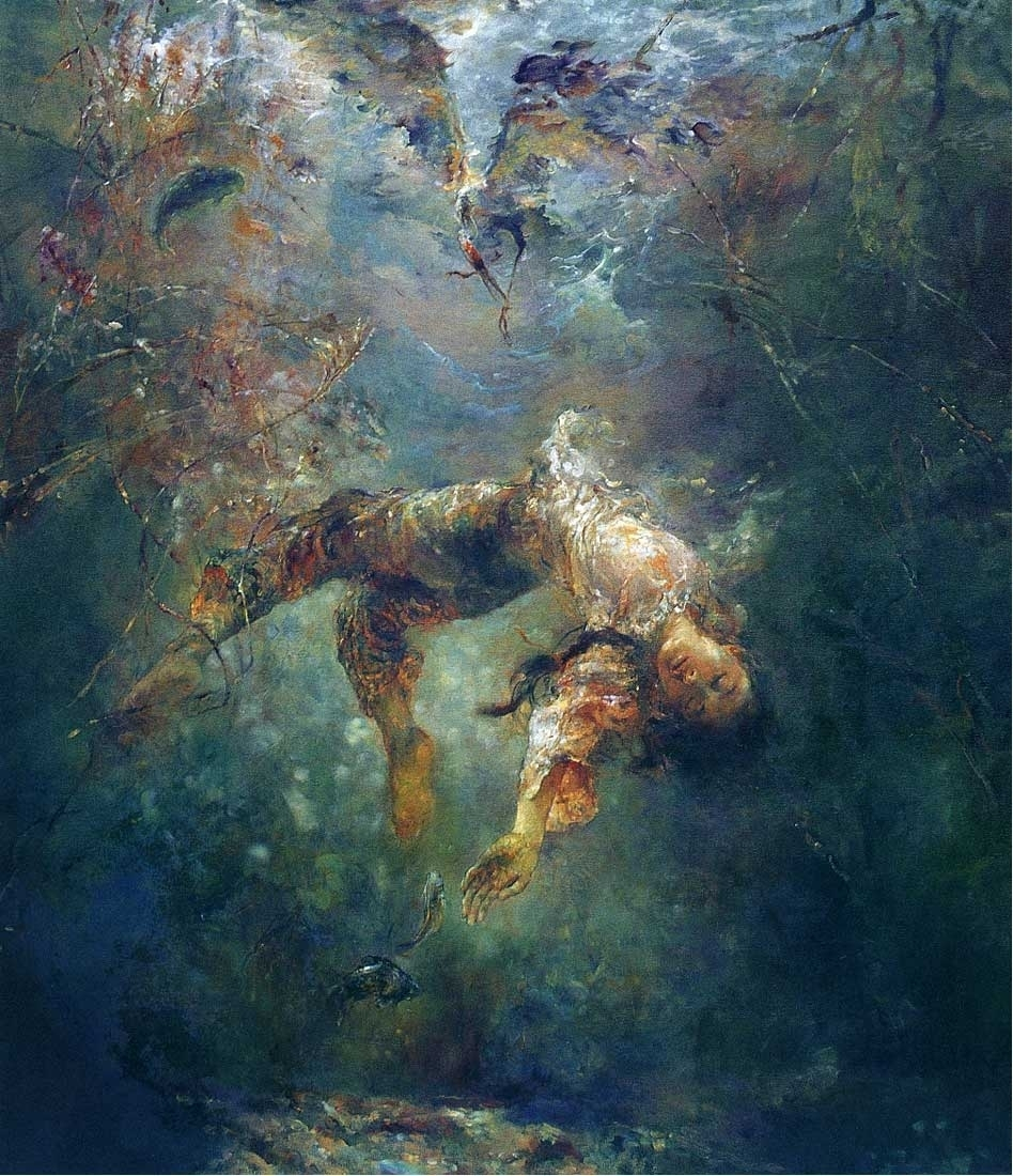 Dans le lit de la rivière