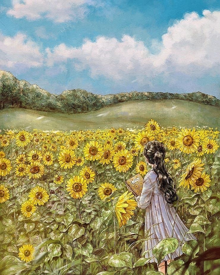 L’œil des tournesols