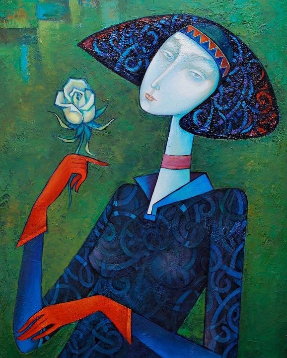 La rose blanche