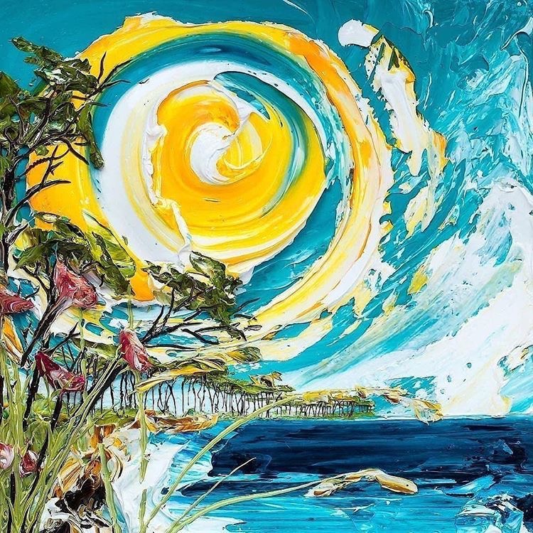 Il y a le ciel, le soleil et la mer