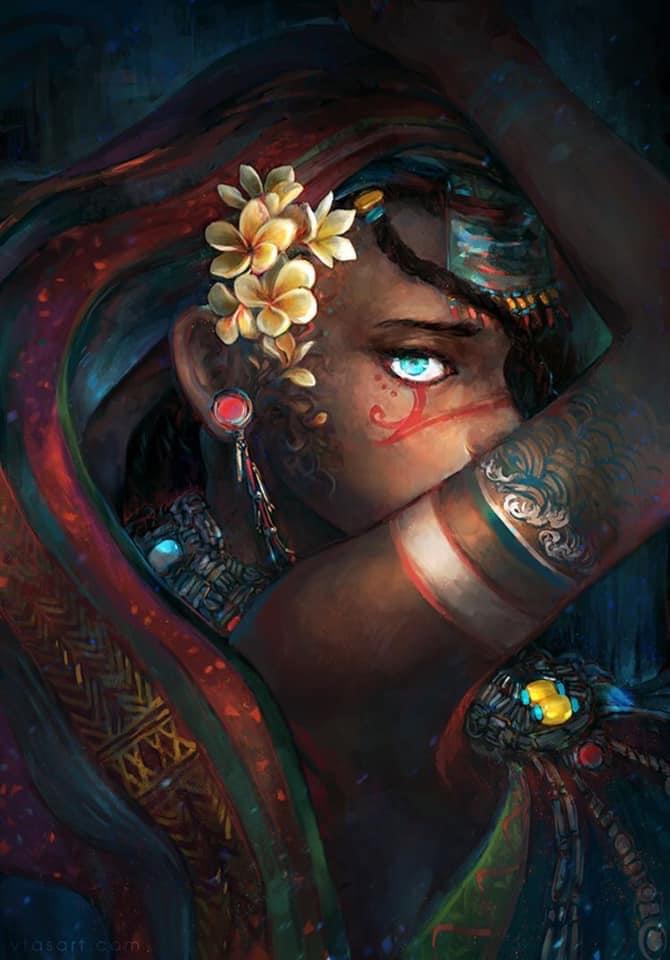 L’œil turquoise
