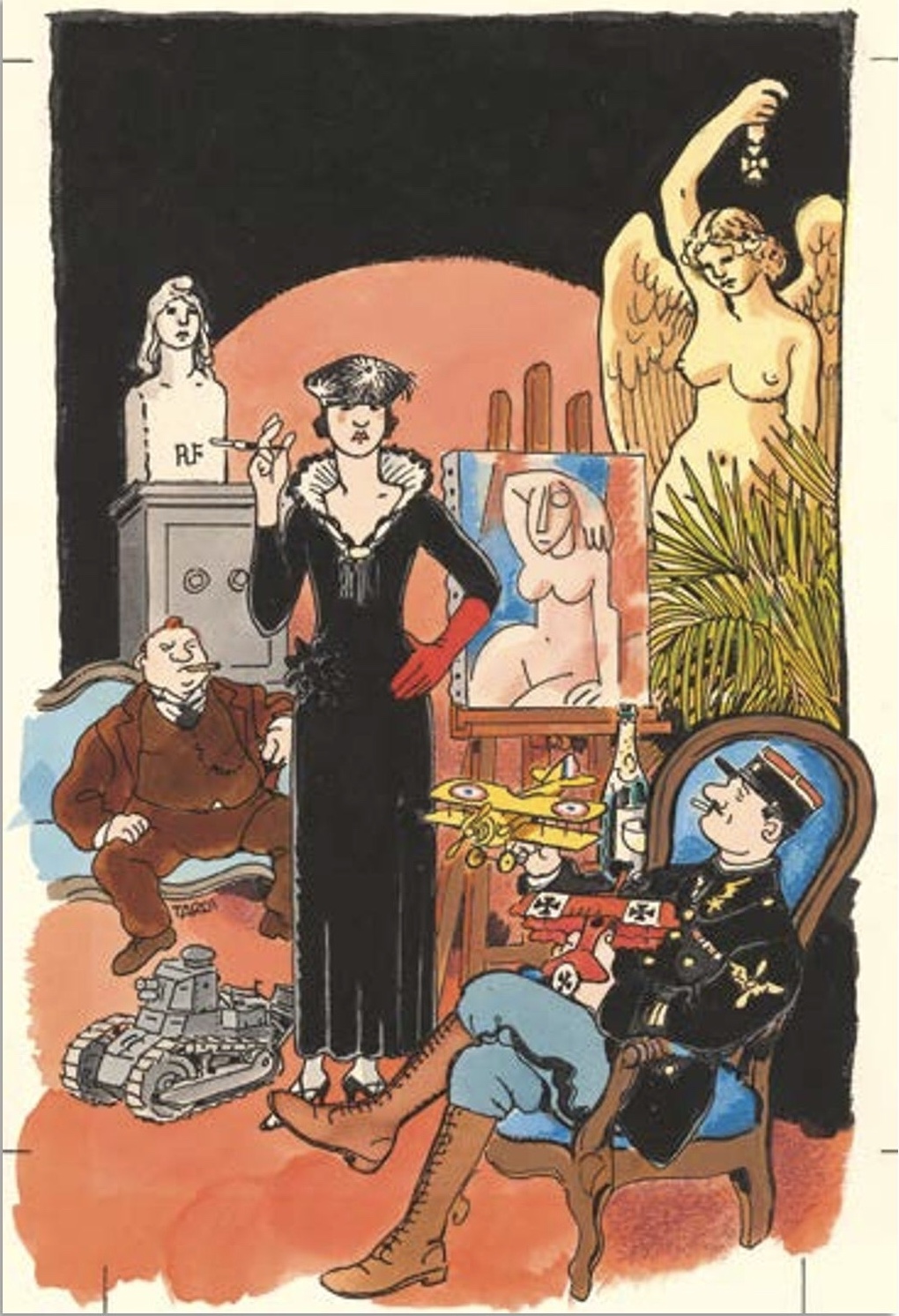 La femme au gant rouge