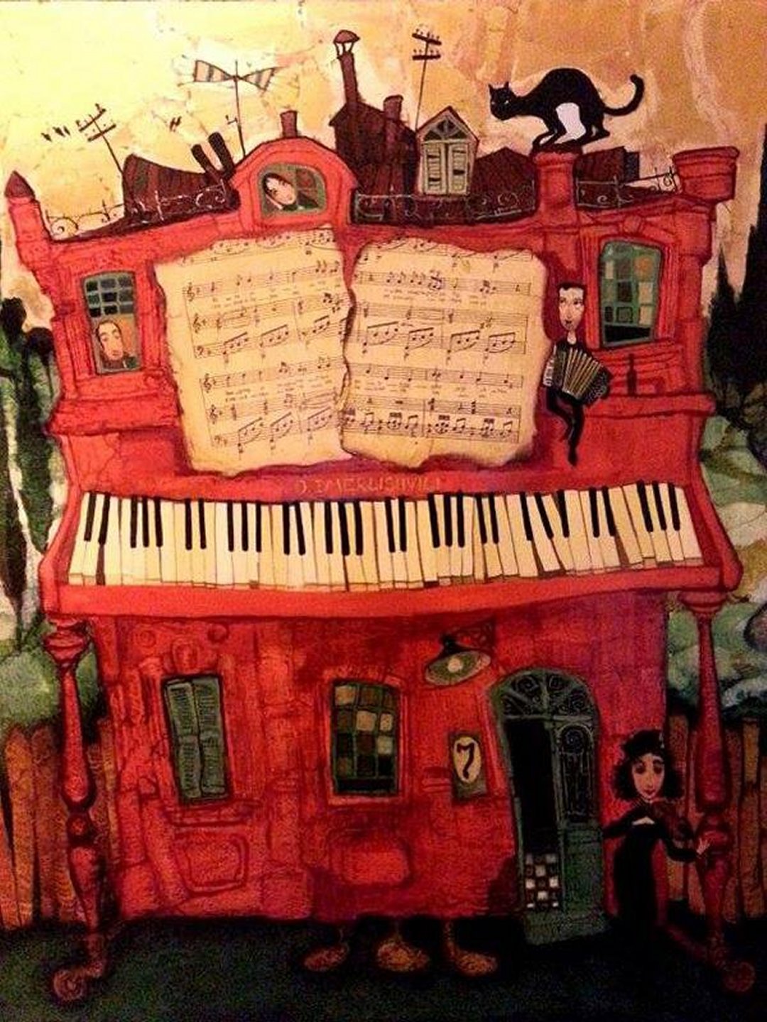 Le piano à poutrelles