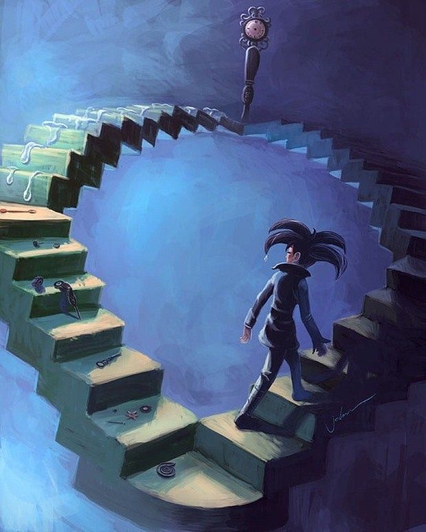 L’escalier du temps
