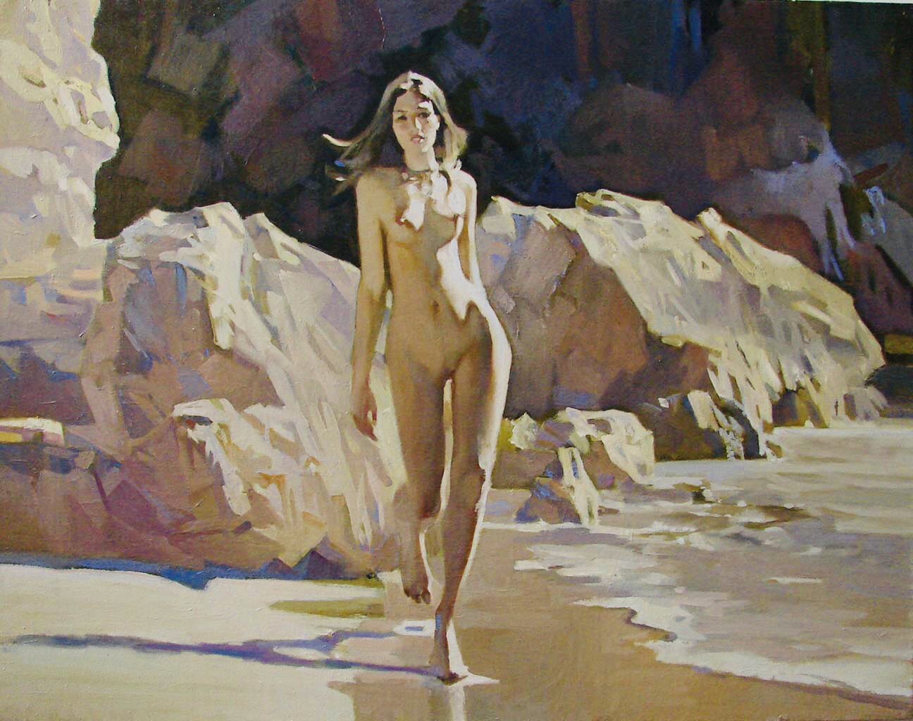 Laureline à la plage