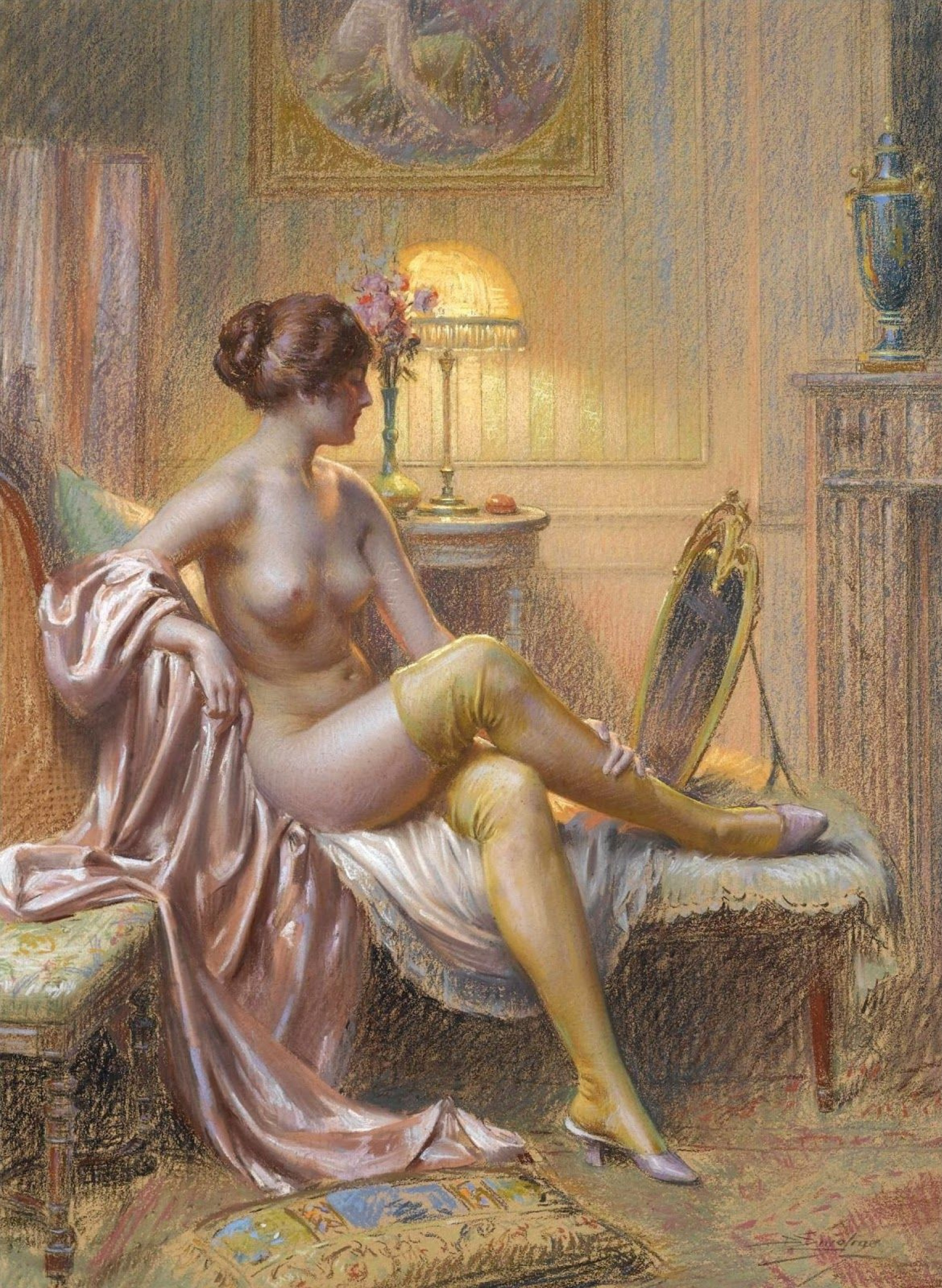 Le miroir aux deux flammes