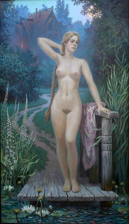 Laureline, petite femme nue