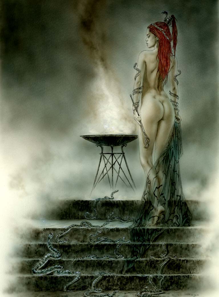 La vestale nue