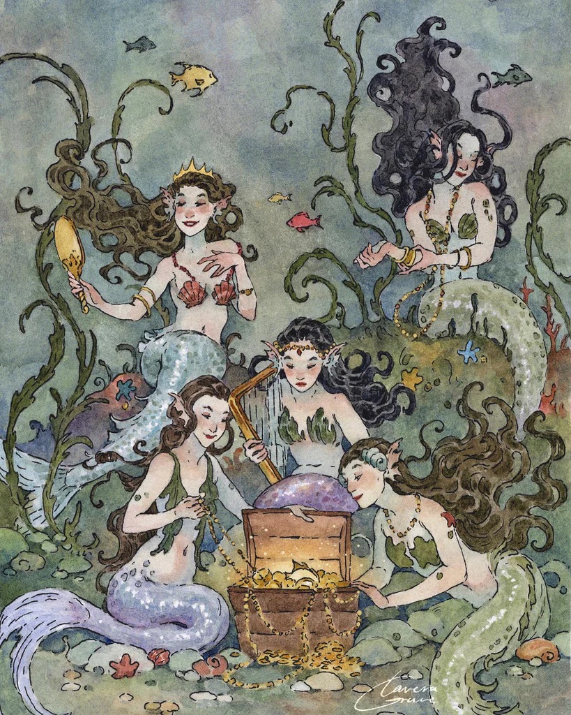 Les petits trésors des petites sirènes