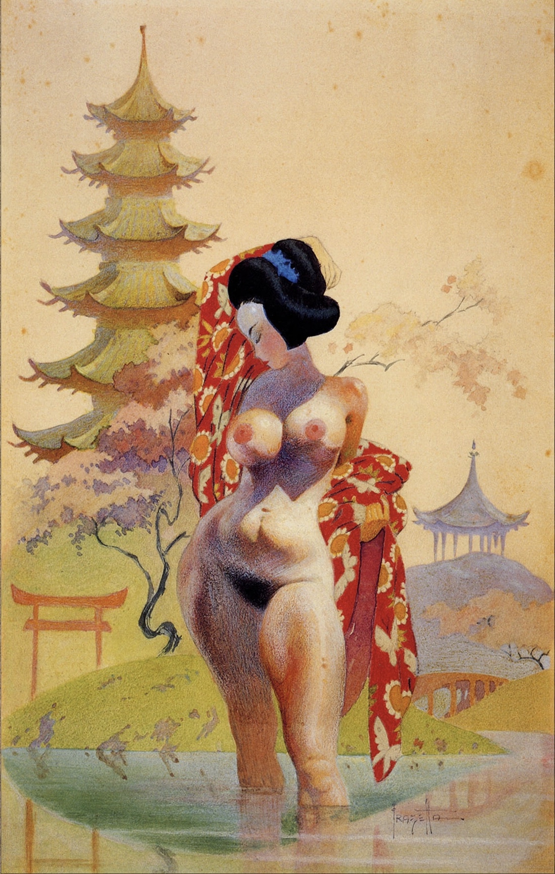 La Geisha aux taches de rousseur