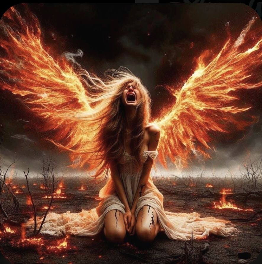 L’ange en flammes
