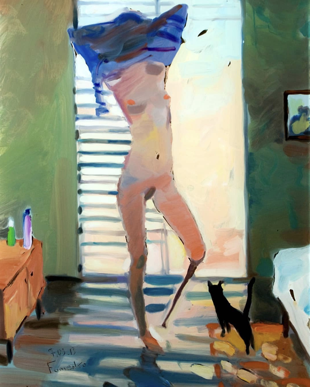 Matin câlin, satin félin