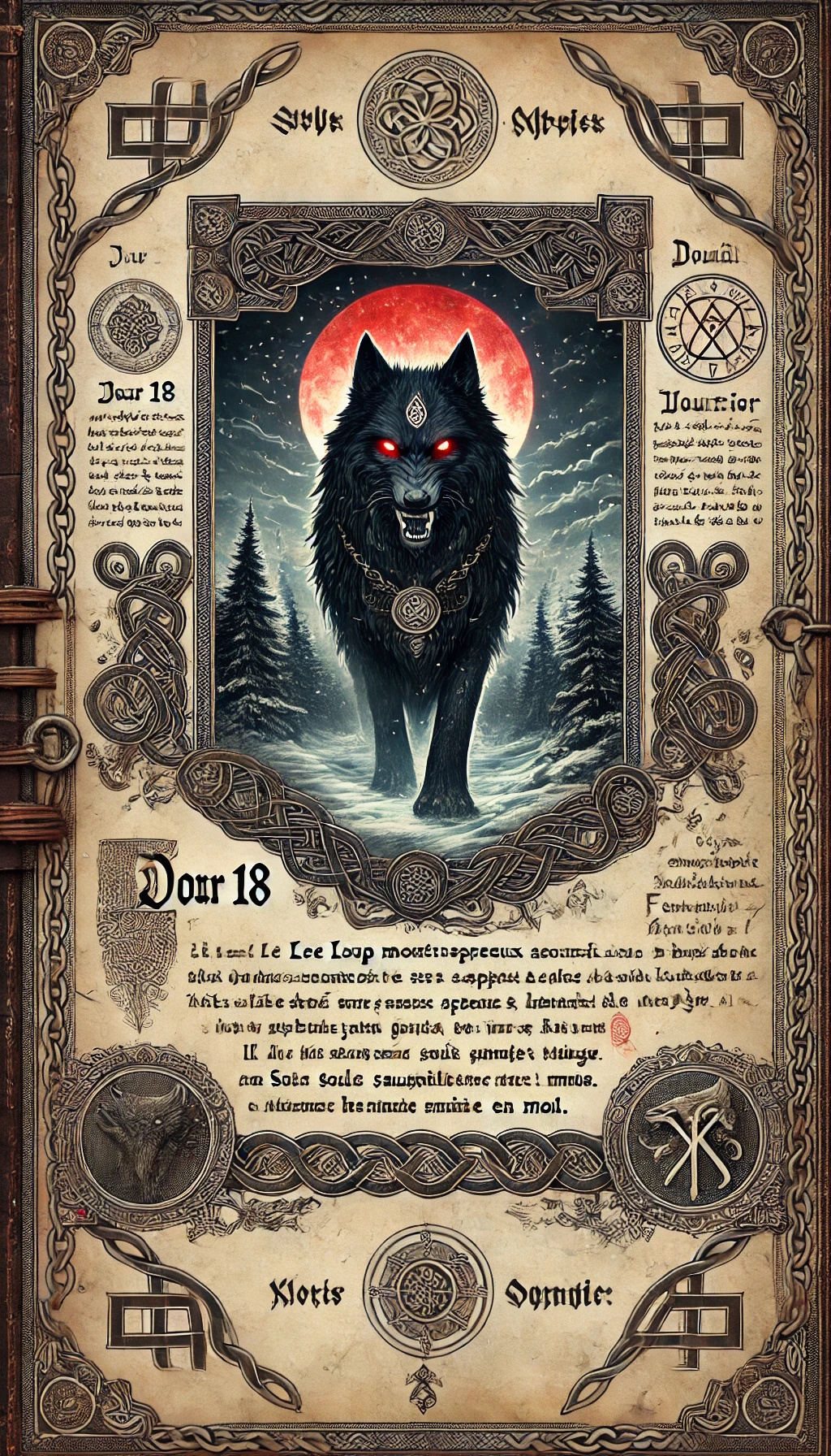 Les Dieux nordiques – Le Loup Fenrir