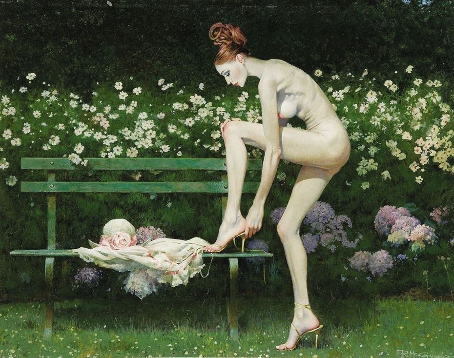 Strip-tease au parc