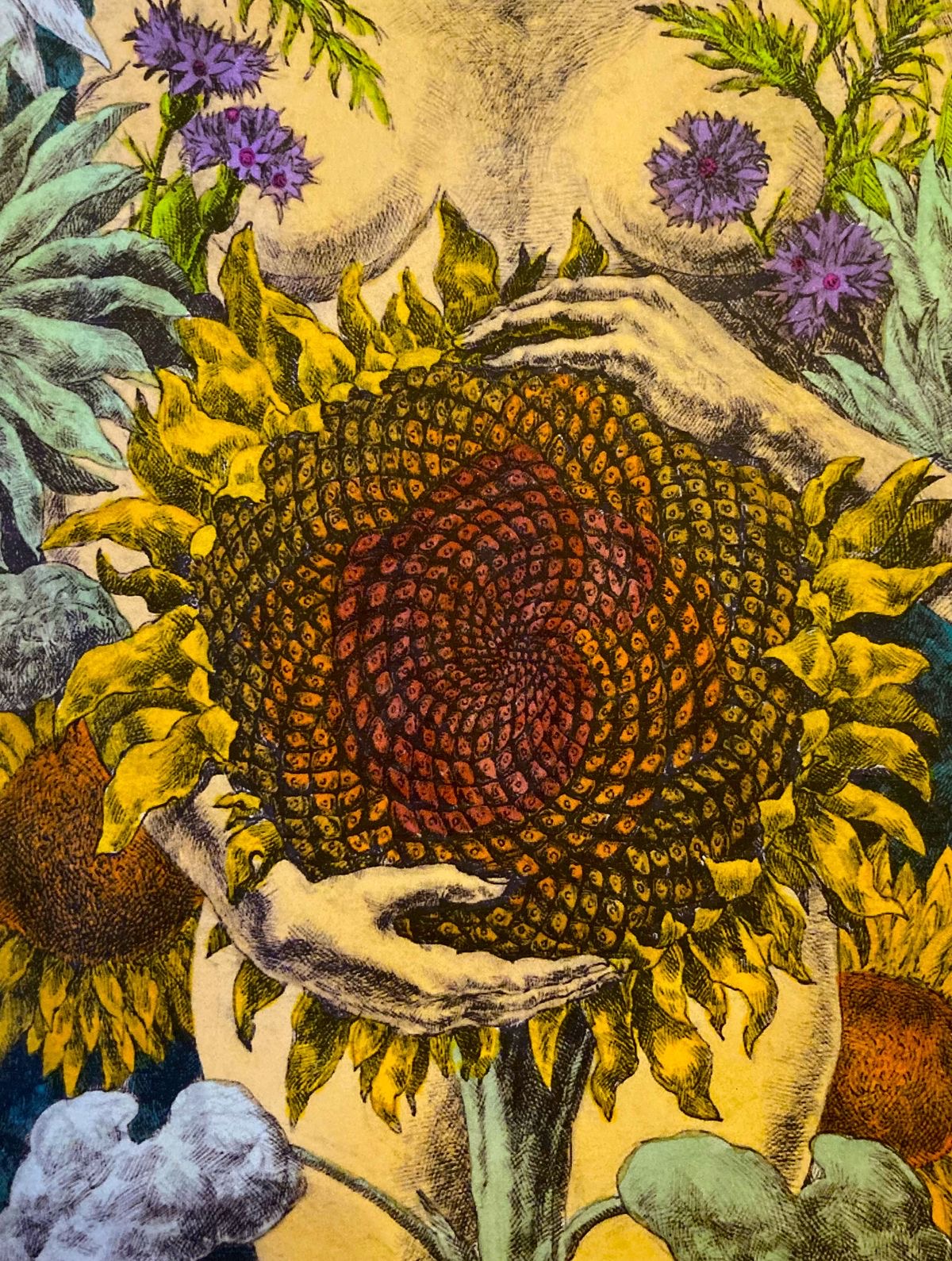 Au cœur de la femme fleur