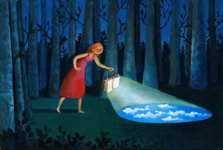 La fille dans les bois