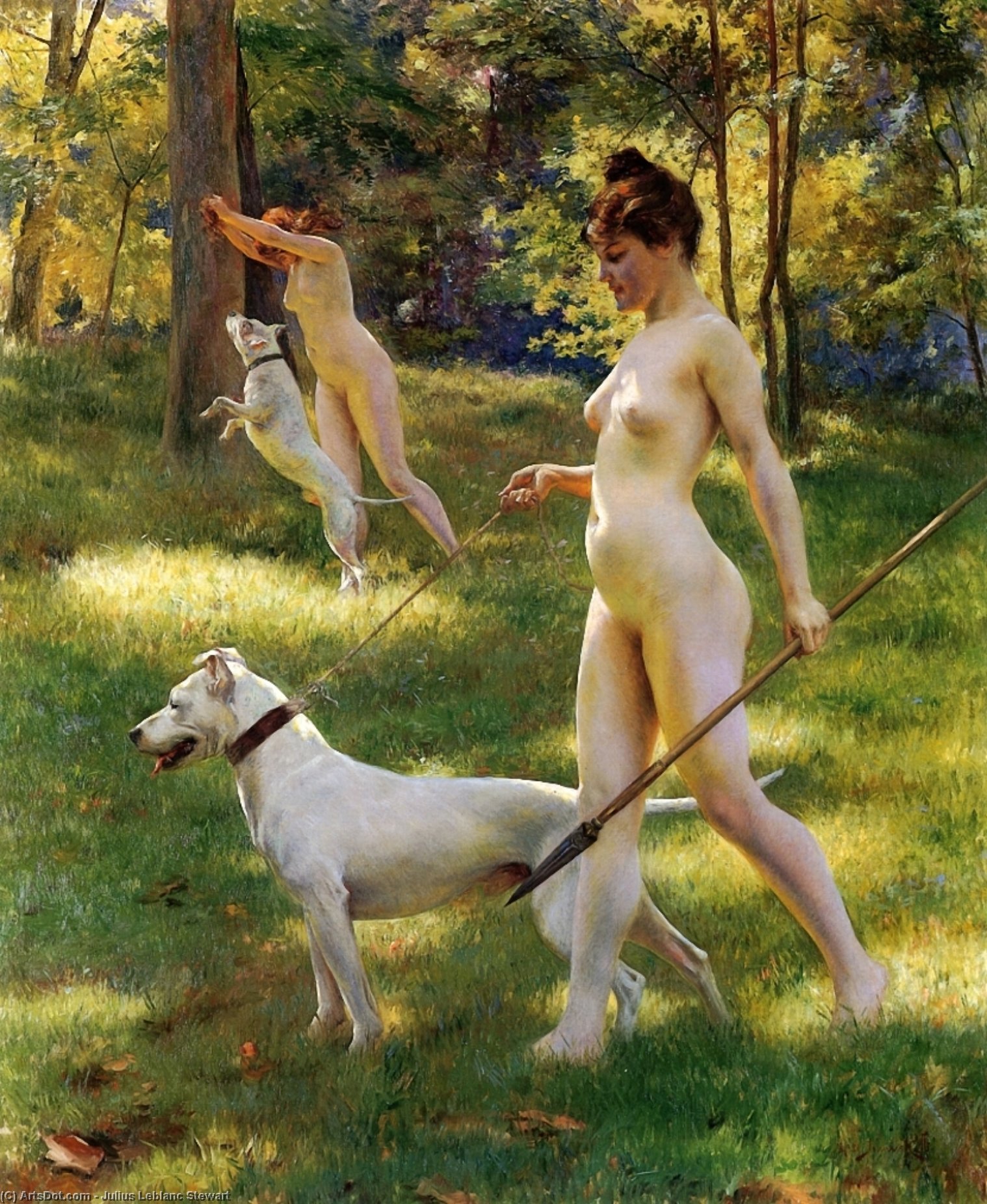 La chasse aux nymphes