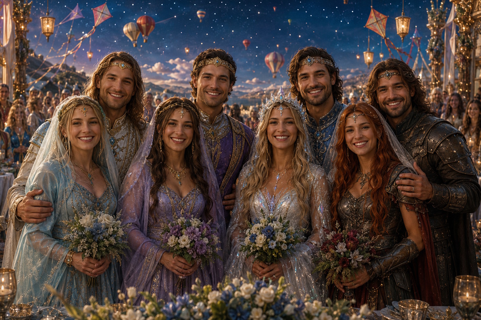 Quatre noces sur Thestïäs