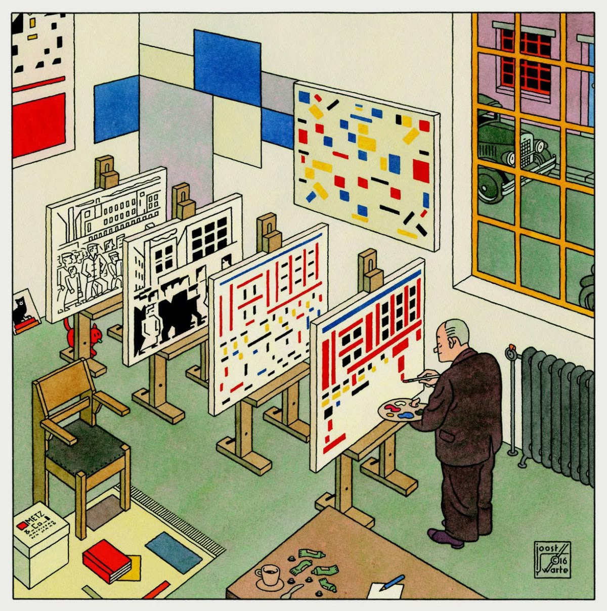 La peinture parallèle
