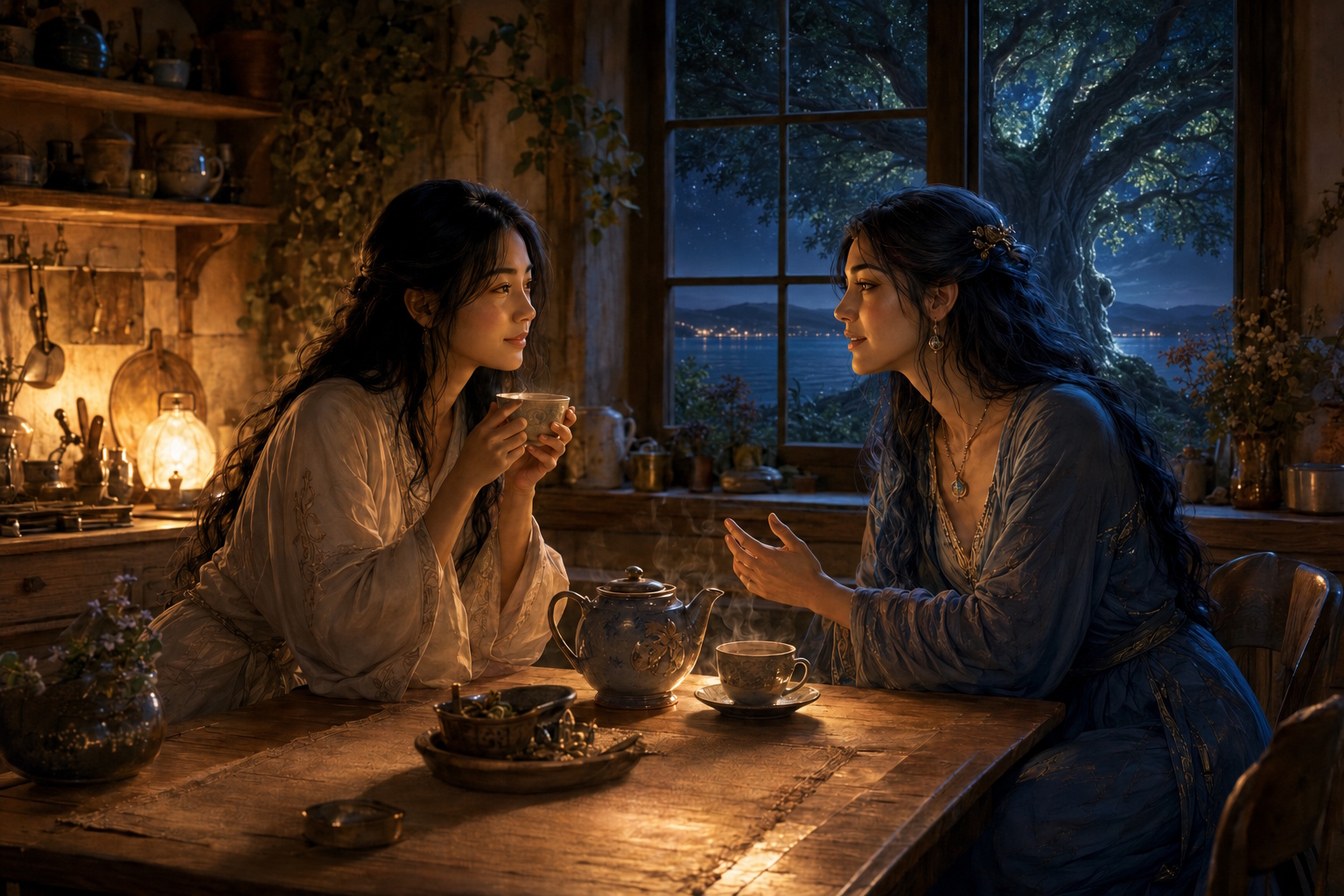 Confidences entre deux Ariane